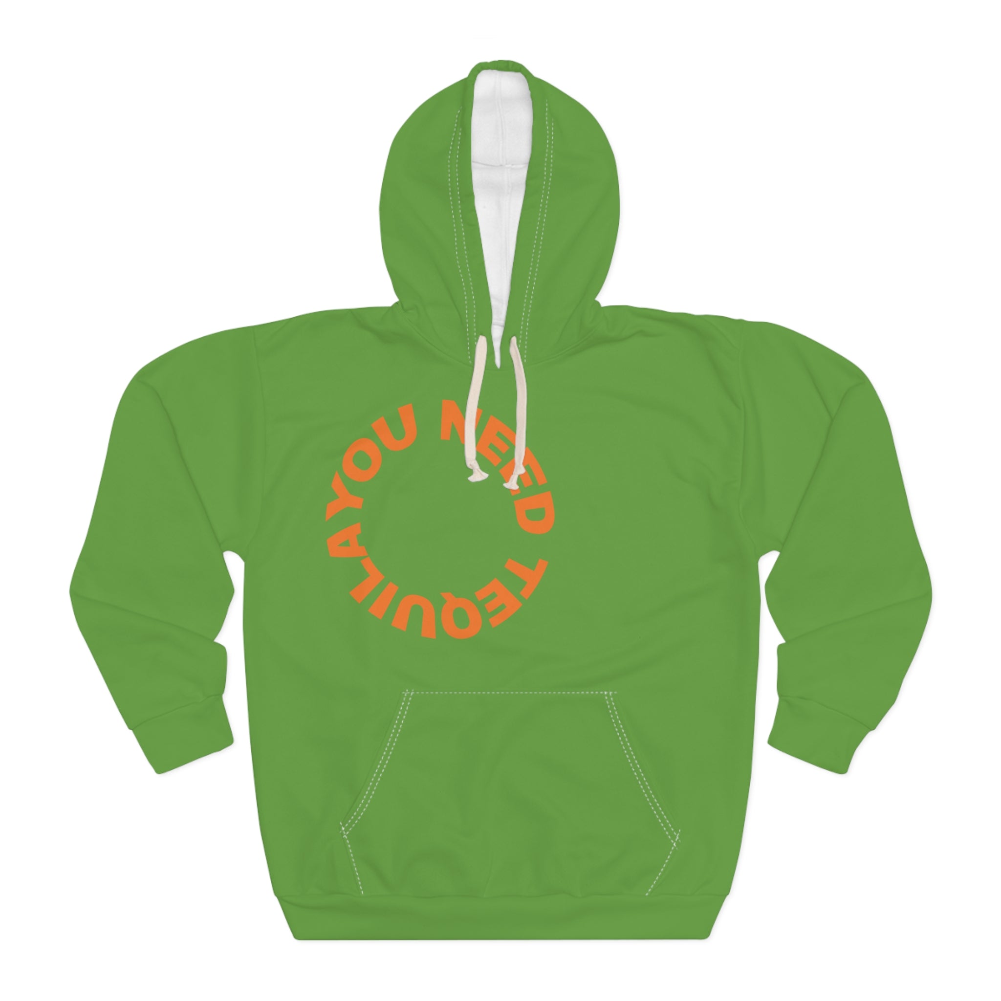 Green Tequila Hoodie - Fun Unisex Pullover for Party Vibes, Gift for Friends, Casual Wear, Holidays