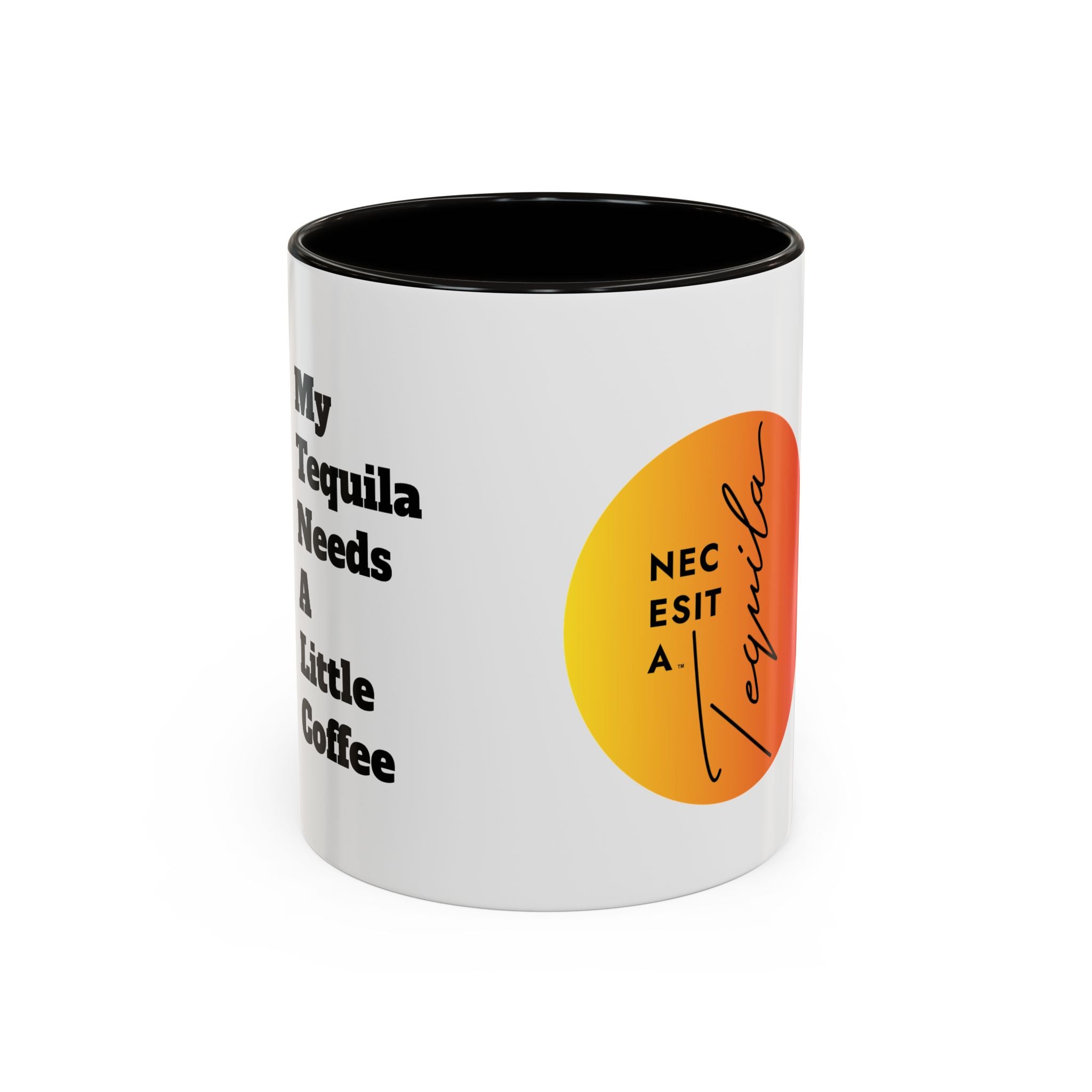 Tequila & Coffee Ceramic Mug — Colorful 11oz/15oz Coffee Cup with 'Needs a Little Tequila' Design